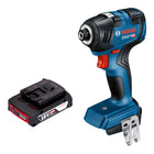 Bosch GDR 18V 200 Professional Akku Drehschlagschrauber 18 V 200 Nm Brushless 1x Akku 2 0 Ah ohne Ladegeraet 0 - toolbrothers