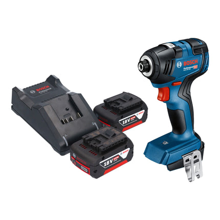 Bosch GDR 18V 200 Professional Akku Drehschlagschrauber 18 V 200 Nm Brushless 2x Akku 5 0 Ah Ladegeraet 0 - toolbrothers