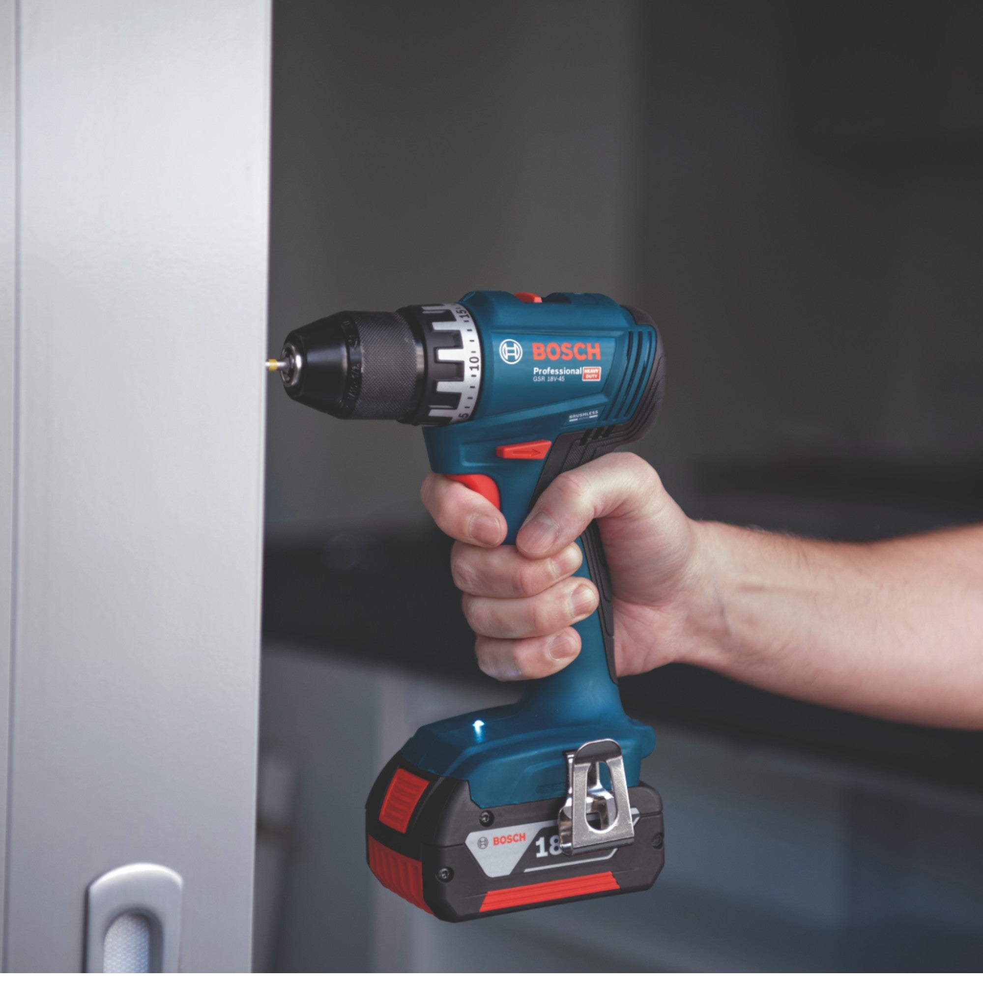 Bosch GSR 18V 45 Professional Akku Bohrschrauber 18 V 45 Nm Brushless 1x Akku 5 0 Ah ohne Ladegeraet 4 - toolbrothers
