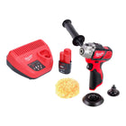 Milwaukee M12 BPS 201 Akku Polierer 12 V 1x Akku 2 0 Ah Ladegeraet 0 - toolbrothers