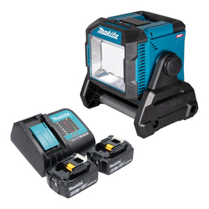 Makita ML 005 G SG Akku Baustellenleuchte 18 / 40 V max. 3.600 lm + 2x Akku 6,0 Ah + Ladegerät