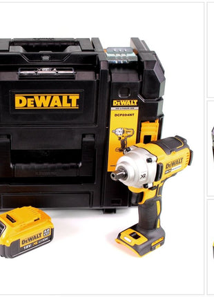 DeWalt DCF 894 NT Akku Schlagschrauber 18 V 447 Nm 1/2" Brushless + 1x Akku 4,0 Ah + TSTAK - ohne Ladegerät - Toolbrothers