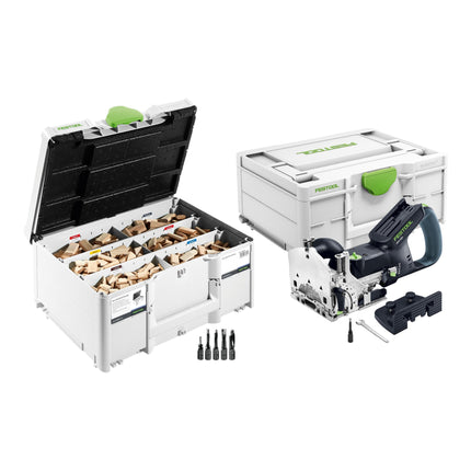 Festool DFC 500 E Basic Akku Duebelfraese DOMINO 18 V 4 10 mm Duebel Sortiment Systainer ohne Akku ohne Ladegeraet 0 - toolbrothers