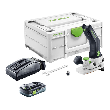 Festool MFKC 700 KA EB Basic Akku Modul Kantenfraese 18 V 8 mm Brushless 1x Akku 4 0 Ah Ladegeraet Systainer 0 - toolbrothers