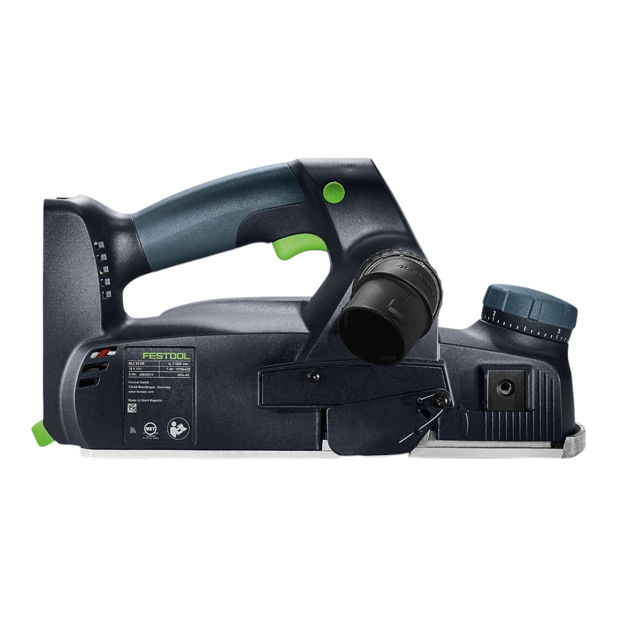 Festool HLC 82 EB Basic Akku Hobel 18 V 82 mm Brushless 1x Akku 8 0 Ah Systainer ohne Ladegeraet 4 - toolbrothers