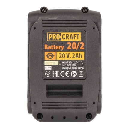 Procraft 20 2A Akku 20 V 2 0 Ah 2000 mAh Li ion 4 - toolbrothers