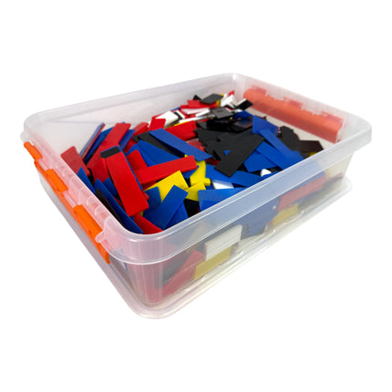 Knudsen Kilen Plastikbox mit Distanzkloetze Mix 1 5 mm Set Abstandklotz 520 Stueck 901000022  0 - toolbrothers