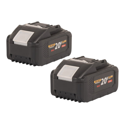 Procraft 2x 20 8 Akku 20 V 8 0 Ah 8000 mAh Li ion mit Ladestandsanzeige 0 - toolbrothers