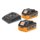 Procraft Starter Pack C20 6 5 Schnell Ladegeraet 20 V 6 5 A 2x 20 4 Turbo Akku 4 0 Ah 0 - toolbrothers