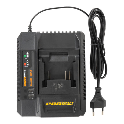 Procraft Starter Pack C20 6 5 Schnell Ladegeraet 20 V 6 5 A 2x 20 4 Turbo Akku 4 0 Ah 4 - toolbrothers