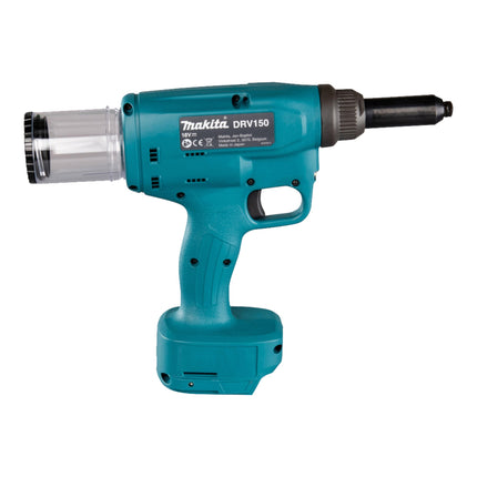 Makita DRV 150 T1 Akku Blindnietsetzgeraet 18 V 10 kN 2 4 4 8 mm Brushless 1x Akku 5 0 Ah ohne Ladegeraet 4 - toolbrothers