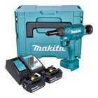 Makita DRV 150 RTJ Akku Blindnietsetzgeraet 18 V 10 kN 2 4 4 8 mm Brushless 2x Akku 5 0 Ah Ladegeraet Makpac 0 - toolbrothers
