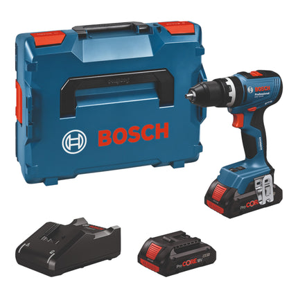 Bosch GSB 18V 65 Professional Akku Schlagbohrschrauber 18 V 65 Nm 06019N3306 Brushless 2x ProCORE Akku 4 0 Ah Ladegeraet L Boxx 0 - toolbrothers