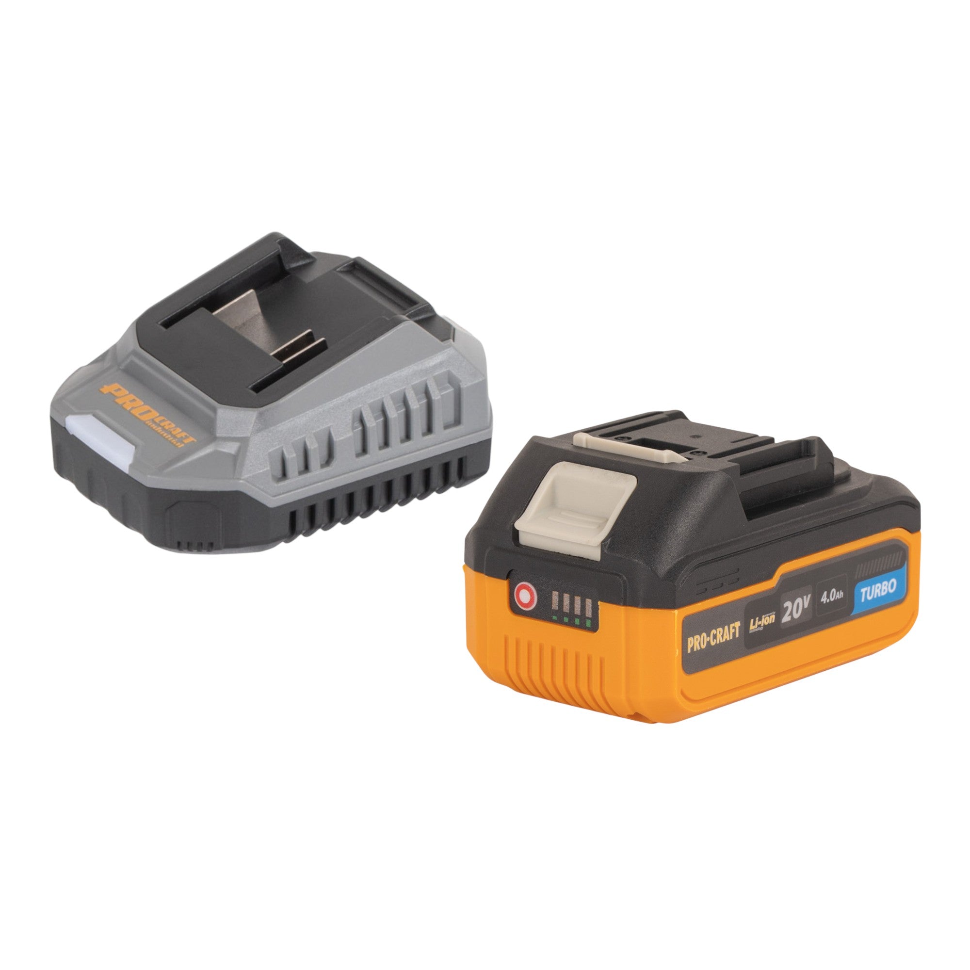 Procraft PKA42Libb Akku Kettensaege 20 V 304 mm Brushless 1x Akku 4 0 Ah Ladegeraet 3 - toolbrothers