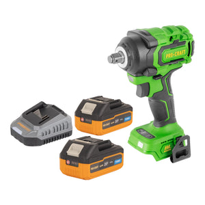 Procraft PWA18bb Akku Schlagschrauber 20 V 550 Nm 1/2" Brushless + 2x Akku 4,0 Ah + Ladegerät