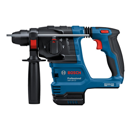 Bosch GBH 18V 22 Professional Akku Bohrhammer 18 V 1 9 J SDS Plus Brushless 2x Akku 5 0 Ah Ladegeraet L Boxx 1 - toolbrothers