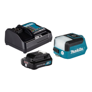Makita ML 107 DSA1 Akku Lampe 12 V max. 200 lm LED + 1x Akku 2,0 Ah + Ladegerät