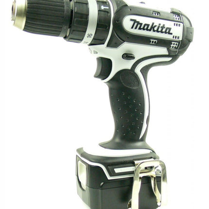 Makita BHP 452 18 V Li-ion Akku Schlagbohrschrauber weiß + 1x DT Akku 3,0 Ah + DC18RC + Alu Koffer - Toolbrothers