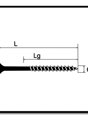 SPAX Universalschraube 6,0 x 140 mm 100 Stk. TORX T-STAR plus T30 WIROX Senkkopf Teilgewinde 4Cut-Spitze 0191010601405 - Toolbrothers