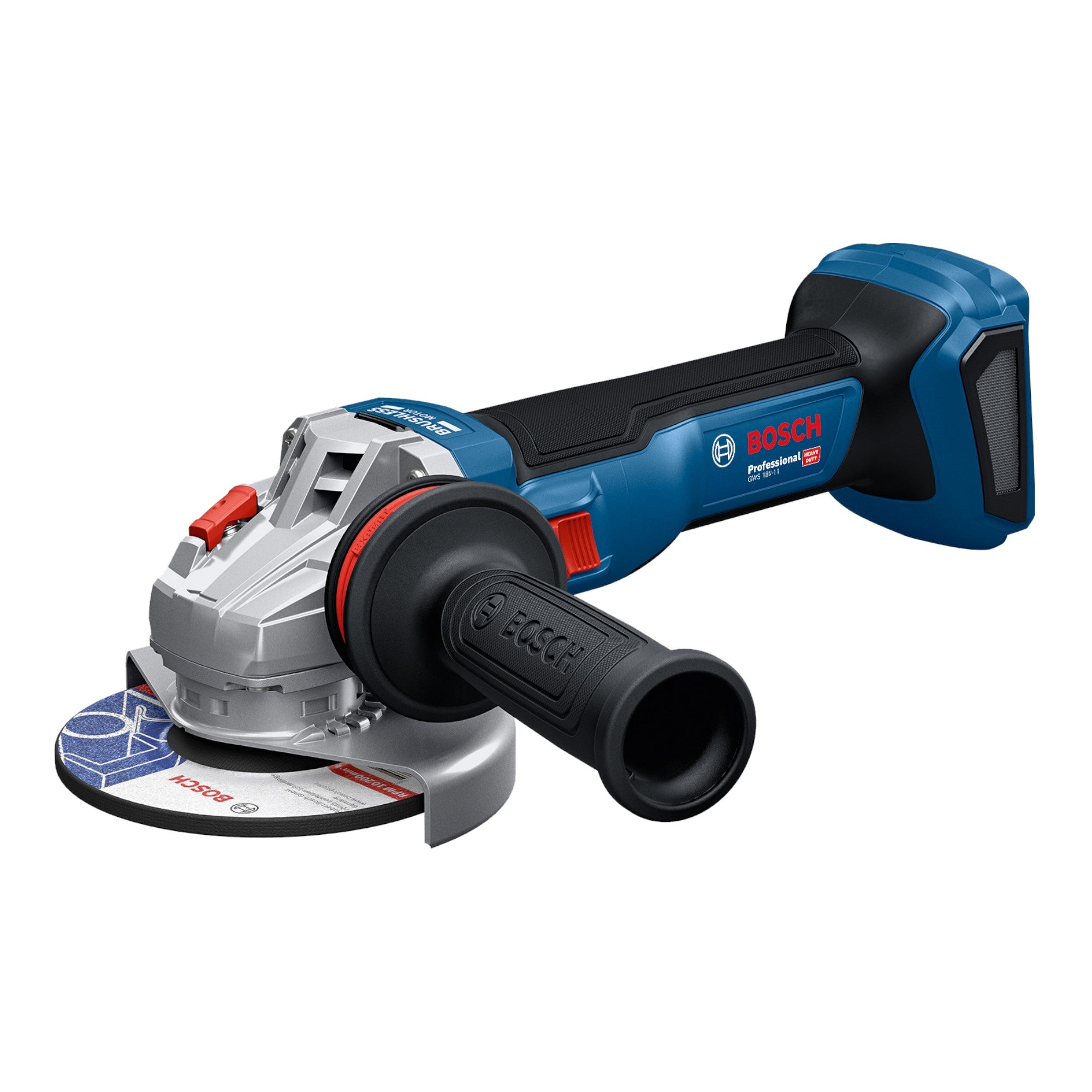 Bosch GWS 18V 11 Professional Akku Winkelschleifer 18 V 125 mm 2x Akku 5 0 Ah Ladegeraet 1 - toolbrothers