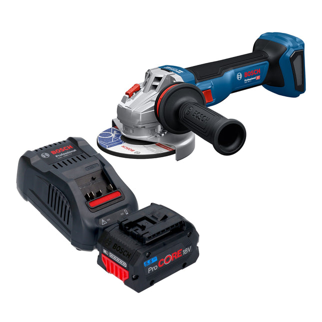 Bosch GWS 18V 11 Professional Akku Winkelschleifer 18 V 125 mm 1x ProCORE Akku 5 5 Ah Ladegeraet 0 - toolbrothers