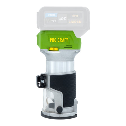 Procraft POB24bb Akku Multifunktionsfraese 20 V 6 8 mm Brushless Solo ohne Akku ohne Ladegeraet 1 - toolbrothers