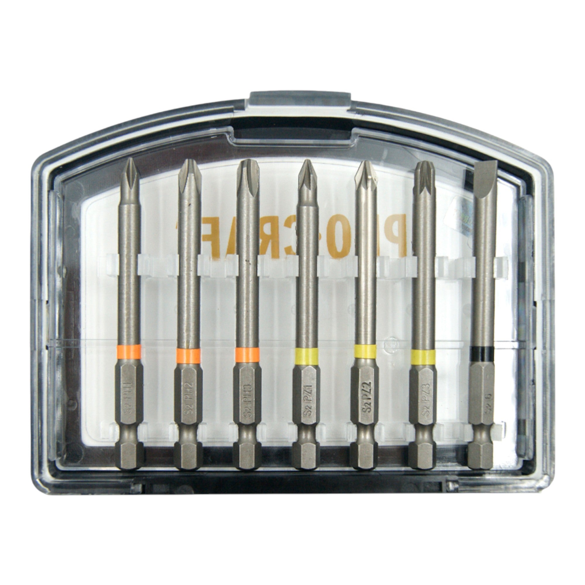 Procraft BS 56 Bit Set 56 teilig S2 Stahl Phillips Pozidriv Torx Hex Schlitz 1 - toolbrothers