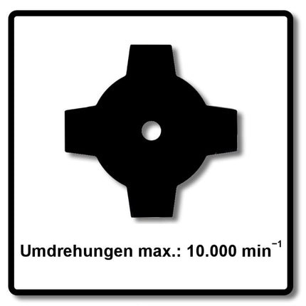 Makita 4 Zahn Schlagmesser 230 x 1,8 x 4 x 25,4 mm ( B-14118 ) für DUR 365 / UR 2300 - Toolbrothers