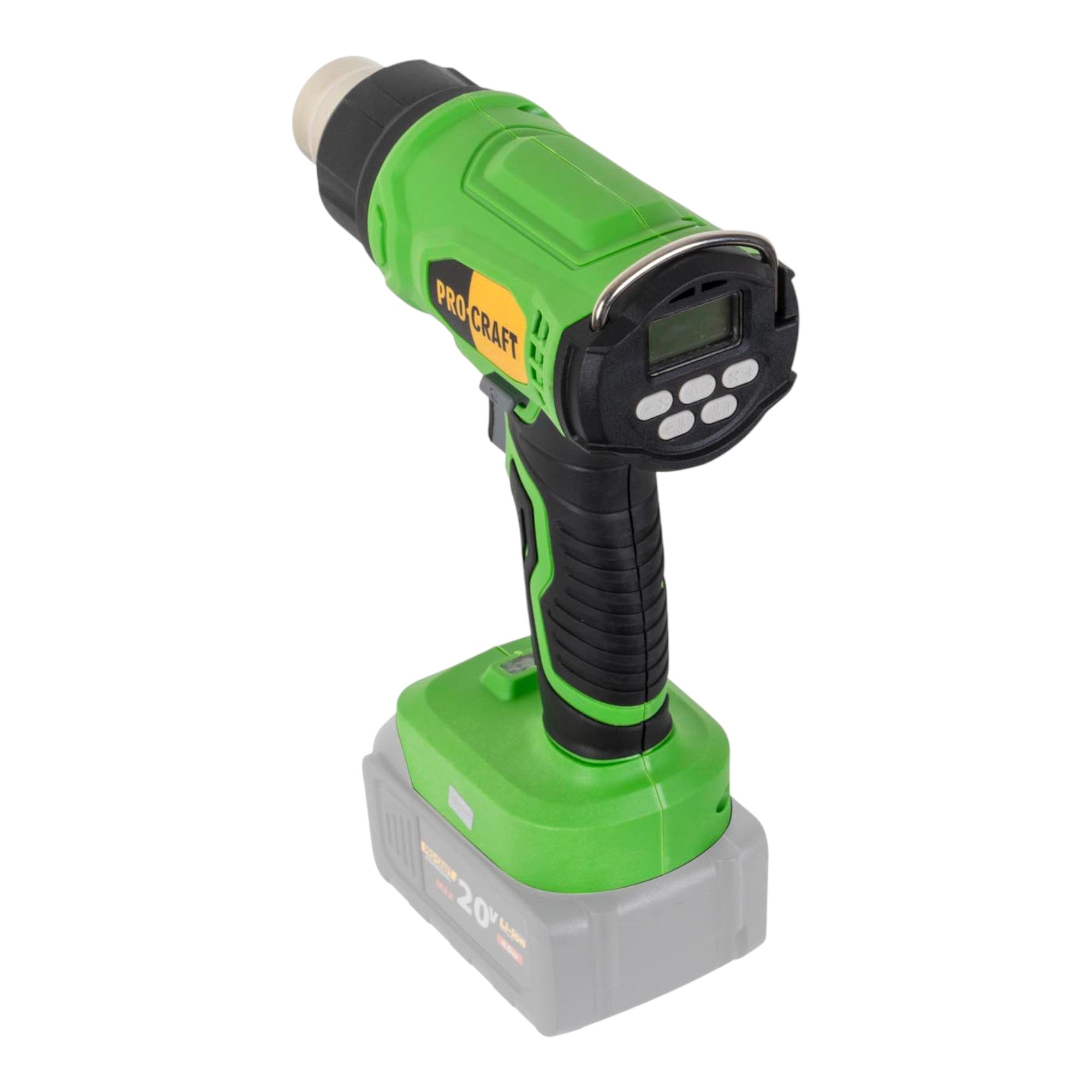 Procraft PH24bb Akku Heissluftpistole 20 V 50 550 C 1x Akku 4 0 Ah Ladegeraet RHINO Toolcase 4 - toolbrothers