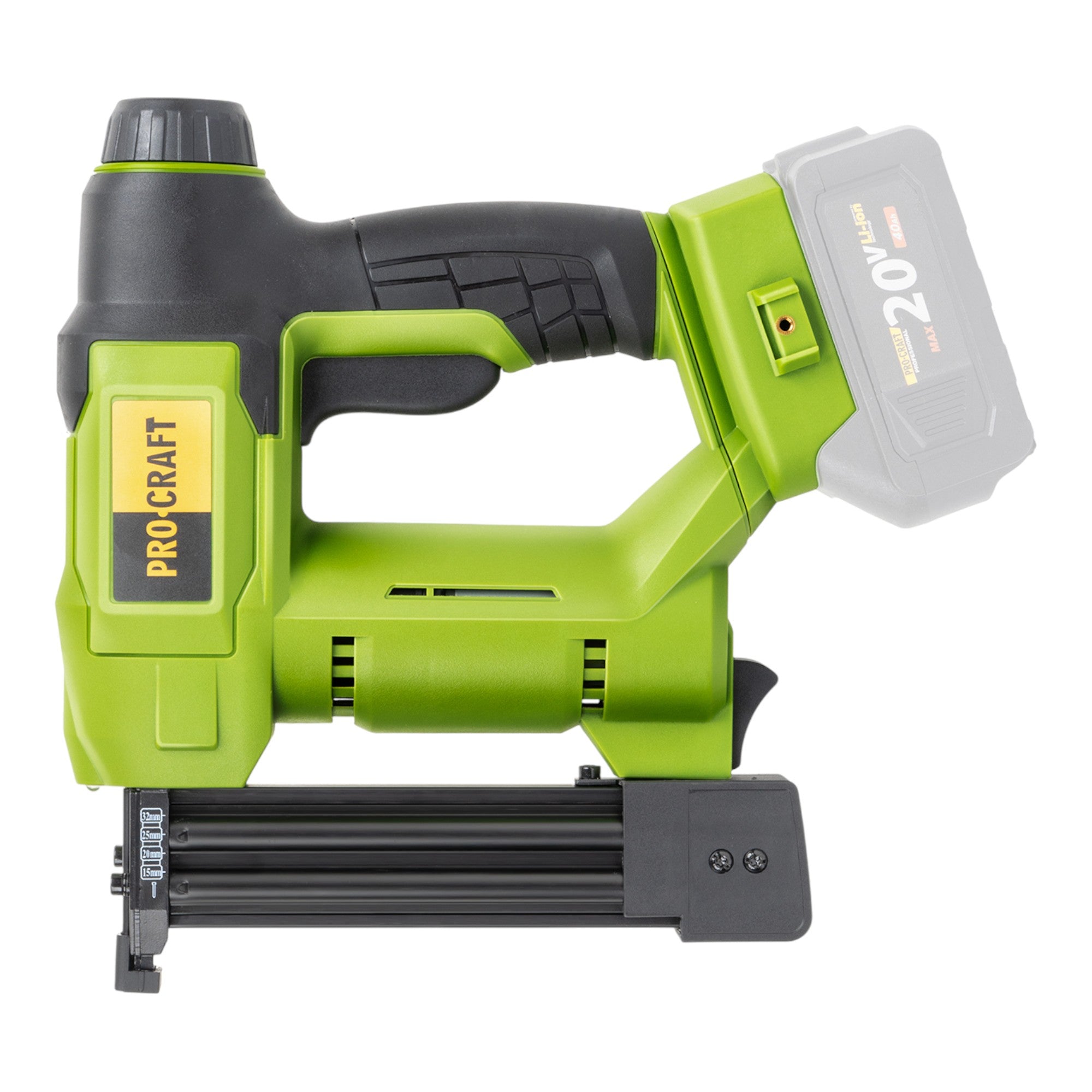 Procraft PEH20 Akku Tacker 20 V 15 32 mm 1x Akku 4 0 Ah ohne Ladegeraet 1 - toolbrothers
