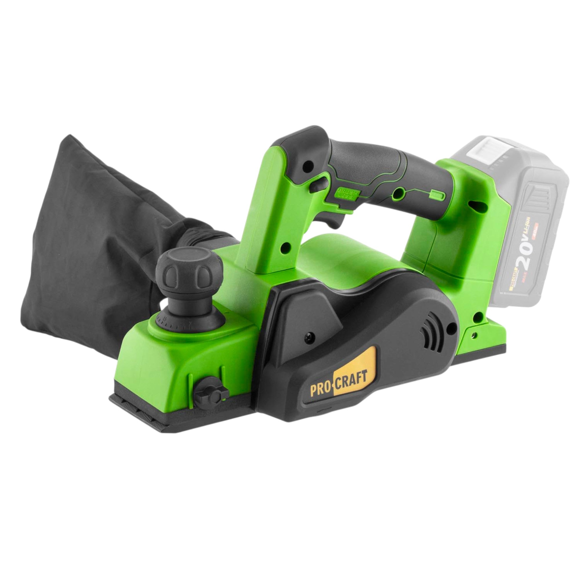 Procraft PE20BLbb Akku Hobel 20 V 82 mm Brushless 2x Akku 2 0 Ah Ladegeraet Koffer 1 - toolbrothers