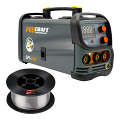 Procraft SPI 290 Kombi Inverter Schweissgeraet 3 8 kW Co Flux MMA TIG Lift Fuelldraht 0 - toolbrothers