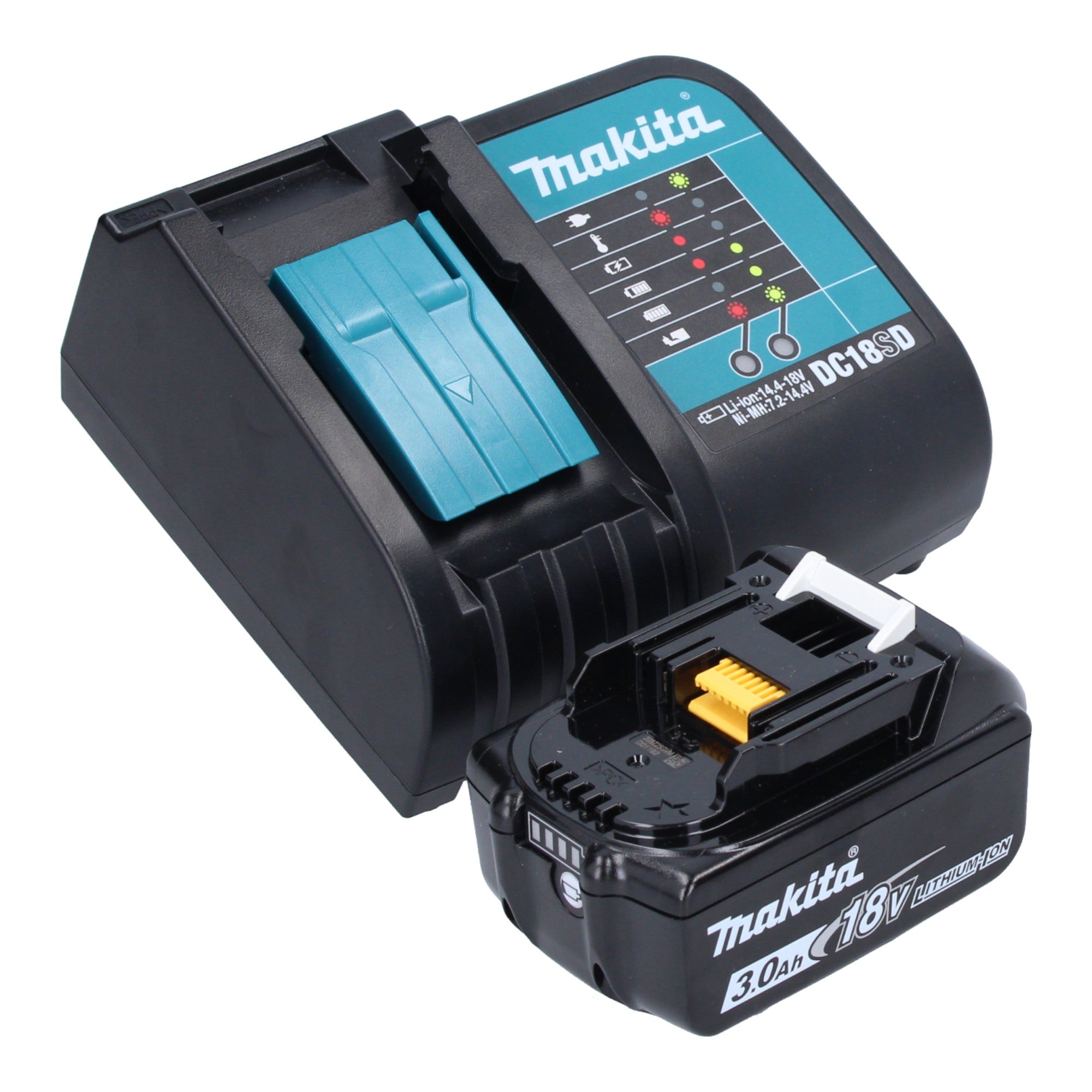Makita DCL 286 FSF Akku Staubsauger 18 V 0 25 l Brushless 1x Akku 3 0 Ah Ladegeraet 2 - toolbrothers