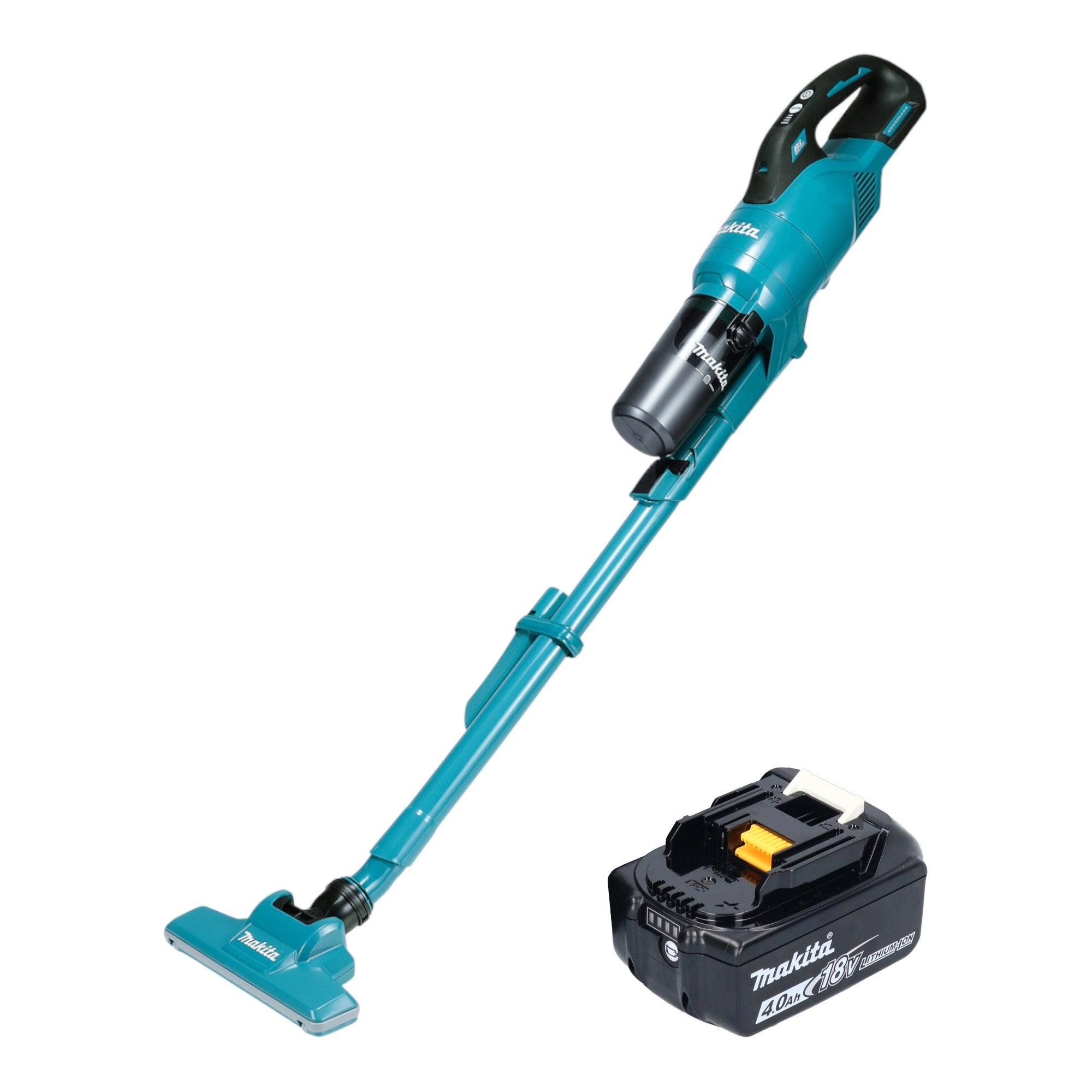 Makita DCL 286 FM Akku Staubsauger 18 V 0 25 l Brushless 1x Akku 4 0 Ah ohne Ladegeraet 0 - toolbrothers