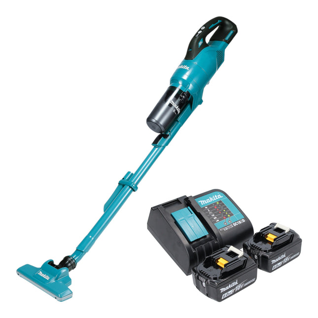 Makita DCL 286 FSG2 Akku Staubsauger 18 V 0 25 l Brushless 2x Akku 6 0 Ah Ladegeraet 0 - toolbrothers