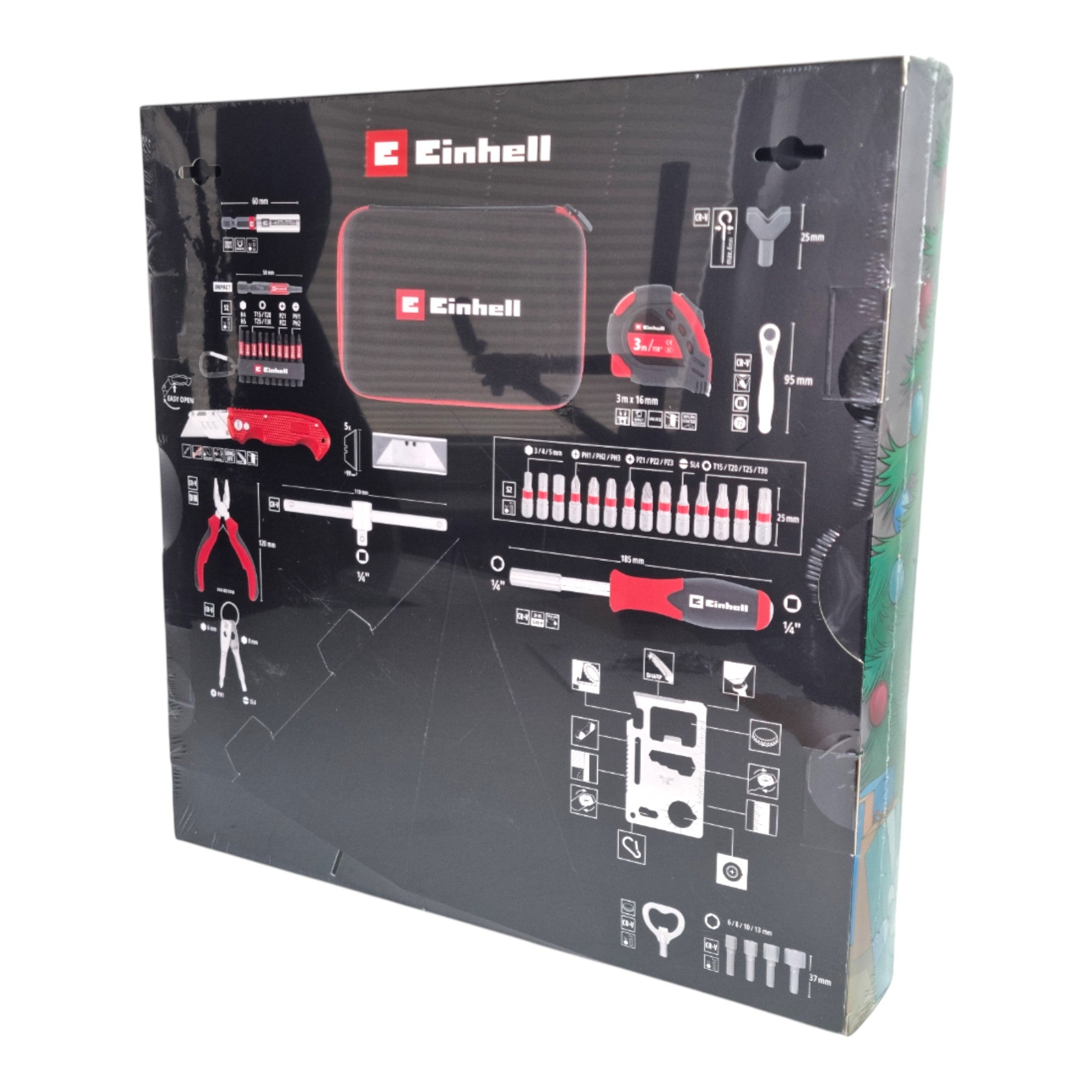 Einhell Werkzeug Adventskalender 2025 Set mit Bit Schraubendreher Bits Tasche Handwerkzeug 2 - toolbrothers