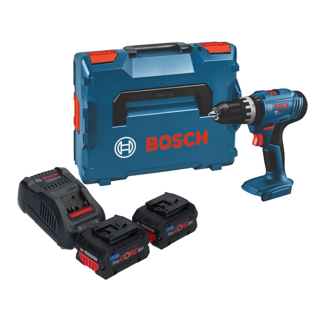 Bosch GSB 18V 25 Professional Akku Schlagbohrschrauber 18 V 56 Nm 2x ProCORE Akku 5 5 Ah Ladegeraet L Boxx 0 - toolbrothers