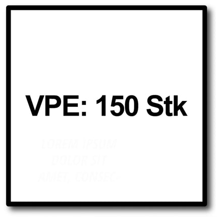 HECO MULTI-MONTI-plus SS Betonschraube 7,5 x 60 mm 150 Stk. SW 10 Sechskantkopf verzinkt A2K ( 3x 48393 ) - Toolbrothers