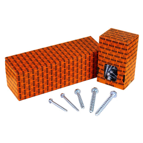 HECO MULTI-MONTI-plus SS Betonschraube 10 x 80 mm 75 Stk. SW 13 Sechskantkopf verzinkt A2K ( 3x 48403 ) - Toolbrothers