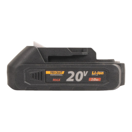 Procraft PCA32 BB Akku Handkreissaege 20 V 165 mm Brushless 1x Akku 2 0 Ah ohne Ladegeraet 2 - toolbrothers