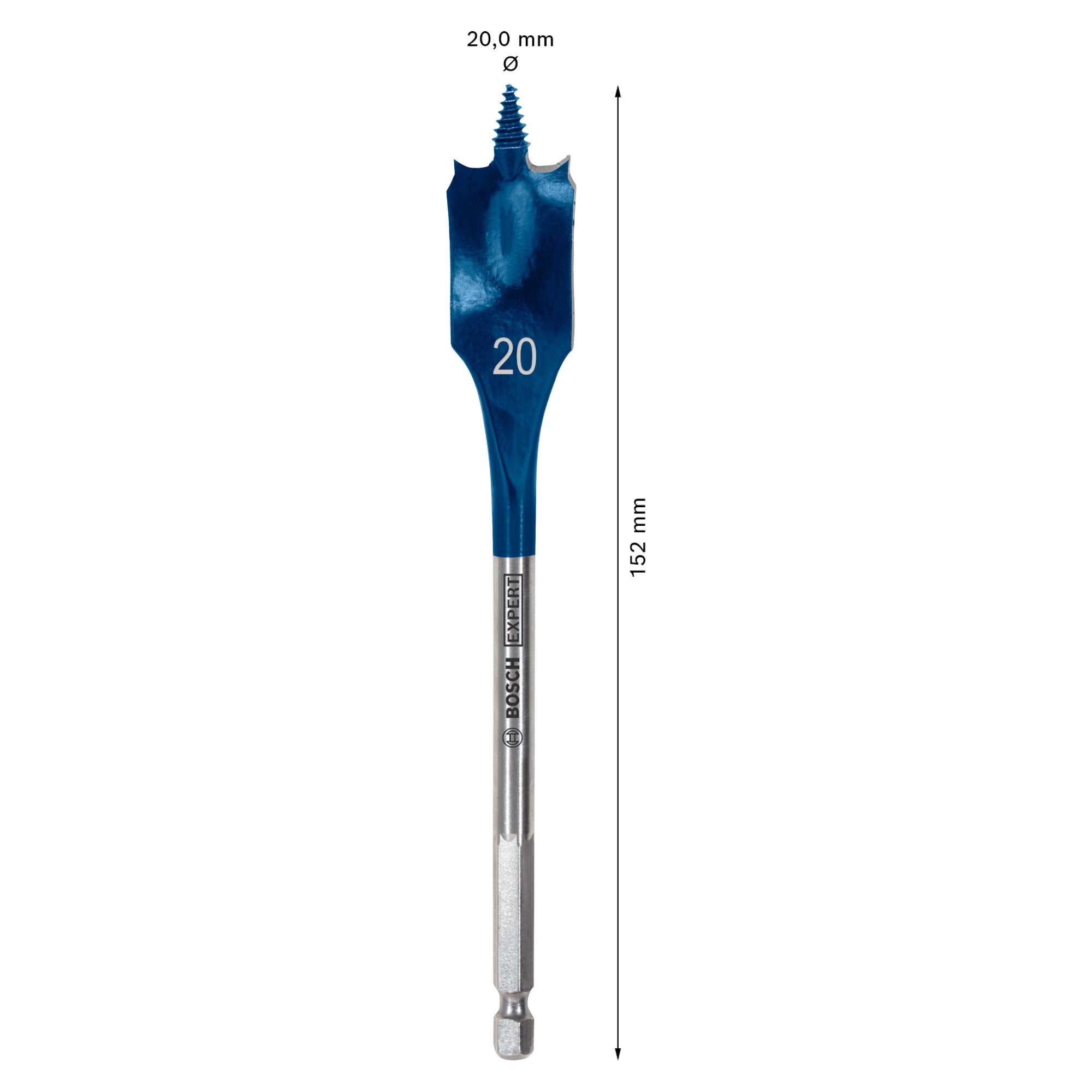 Bosch EXPERT SelfCut Speed Flachfraesbohrer 20 x 152mm 2608900319 fuer Hochgeschwindigkeitsbohren in Holz 2 - toolbrothers