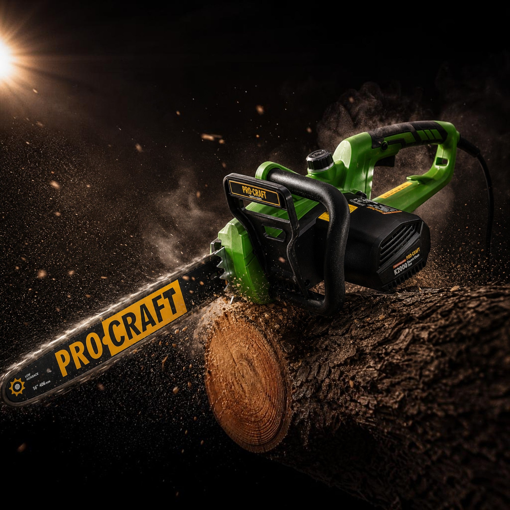 Procraft K2000 Kettensaege 1800 Watt 406 mm Schnittlaenge 3 - toolbrothers