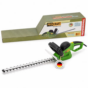 Procraft PT750 Heckenschere 750 Watt 610 mm Schnittlänge 24 mm Schnittstärke