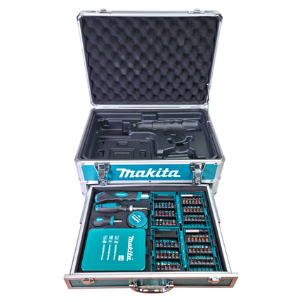 Makita DHP 490 SF1X9 Akku Schlagbohrschrauber 18 V 65 Nm Brushless 1x Akku 3 0 Ah Ladegeraet 96 tlg Zubehoer Set Koffer 2 - toolbrothers