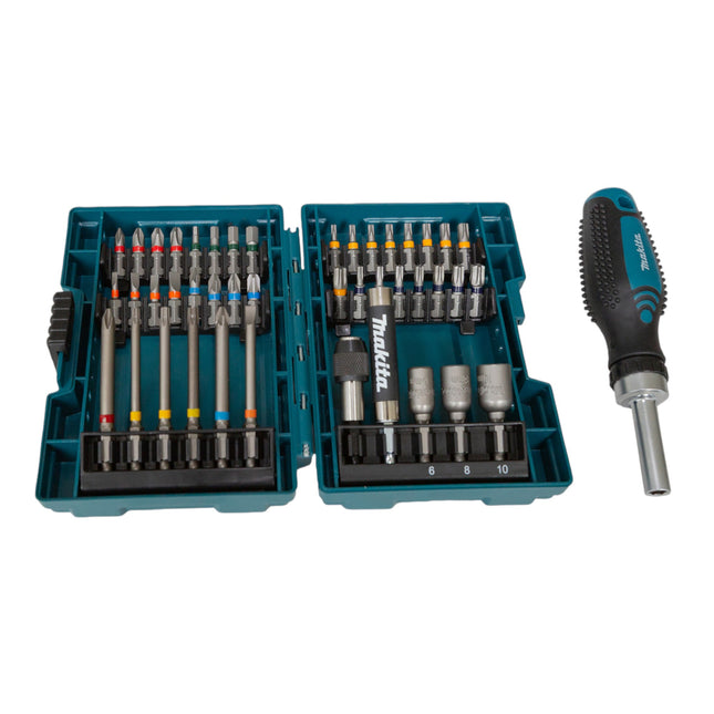 Makita Ratschen Bit Set 44 teilig im Koffer E 25096 PH PZ SL TX TXH Hex Ratschenschraubendreher etc  0 - toolbrothers