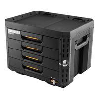 Toughbuilt STACKTECK Werkzeug Box abschliessbar mit 4 Schubladen 533 x 406 x 395 mm TB B1 D 74  0 - toolbrothers