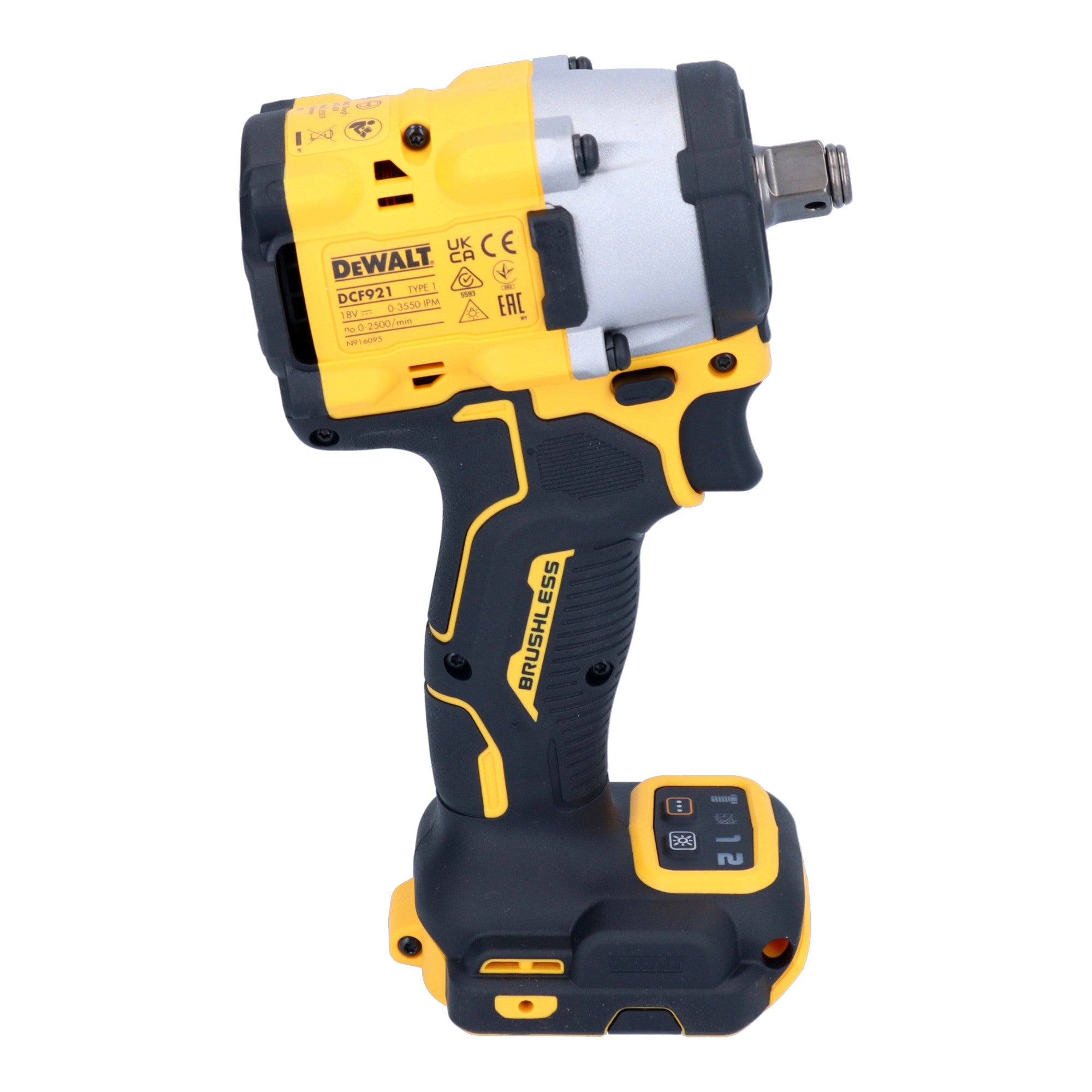 DeWalt DCF 921 E2 Akku Schlagschrauber 18 V 400 Nm 1 2 Brushless 2x Powerstack Akku 1 7 Ah Ladegeraet 4 - toolbrothers