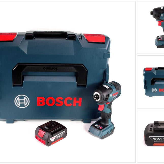 Bosch GDR 18 V-200 C Akku Drehschlagschrauber 18 V 1/4"  in L-Boxx + 1 x 3,0 Ah Akku - ohne Ladegerät - Toolbrothers