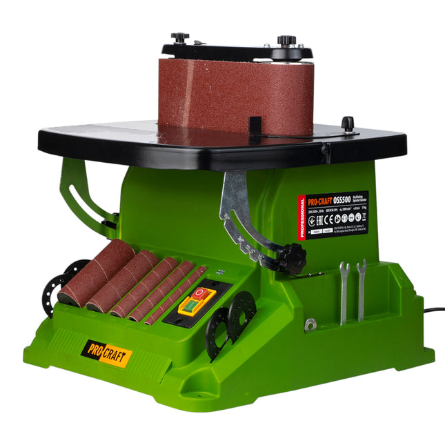 Procraft OSS500 Spindel und Bandschleifmaschine 500 Watt 16 mm Hub Zuboeher 0 - toolbrothers