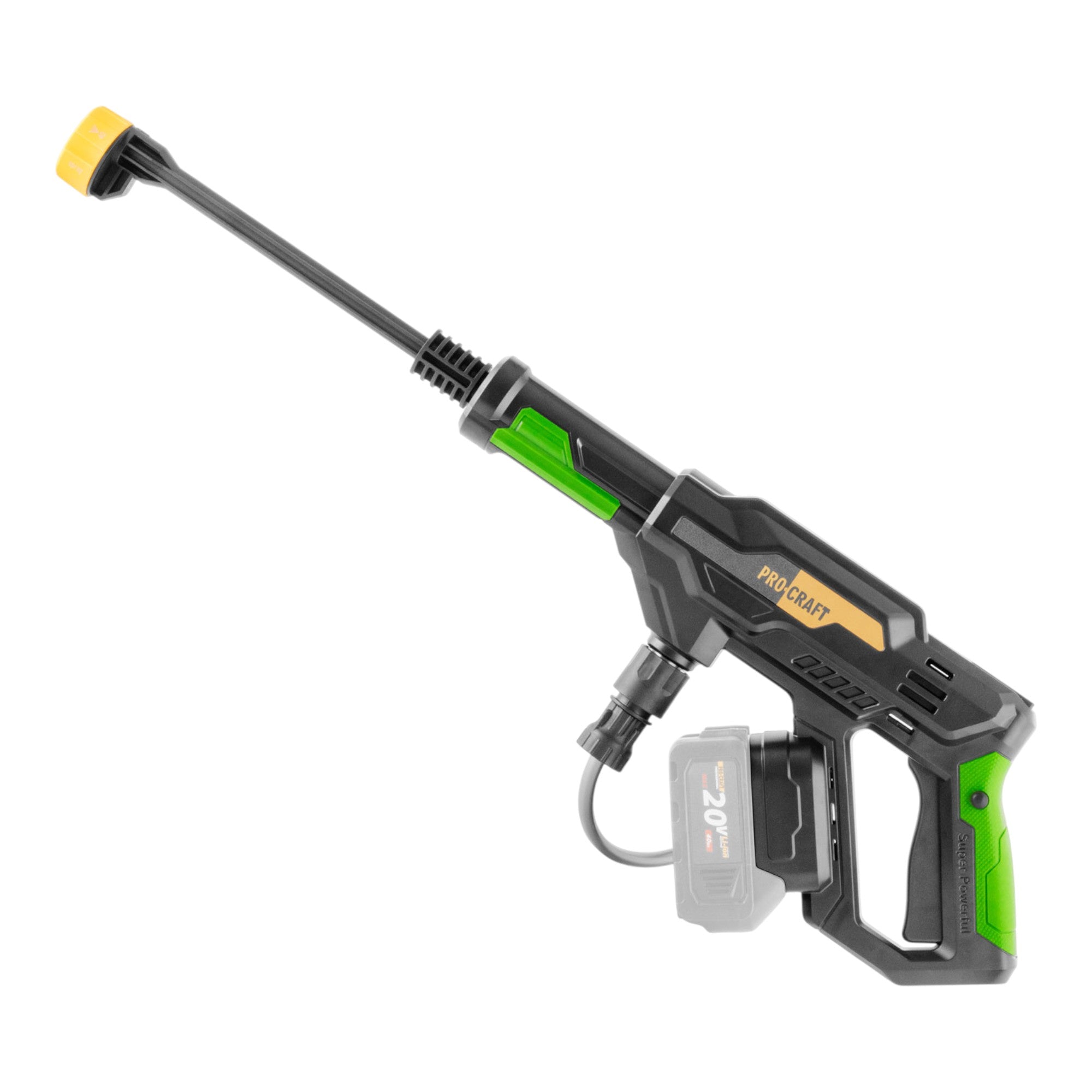Procraft CW20bb Akku Hochdruckreiniger 20 V 30 bar 180 l h Brushless 1x Akku 2 0 Ah Koffer ohne Ladegeraet 1 - toolbrothers